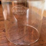 Aladdin Pyrex Made in Australia pressure lamp glass