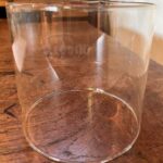 Aladdin Pyrex Australian pressure lamp glass
