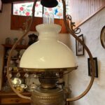 Hinks Hanging Vianne shade oil lamp