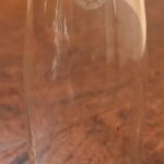 2" Pyrex marked glass chimney